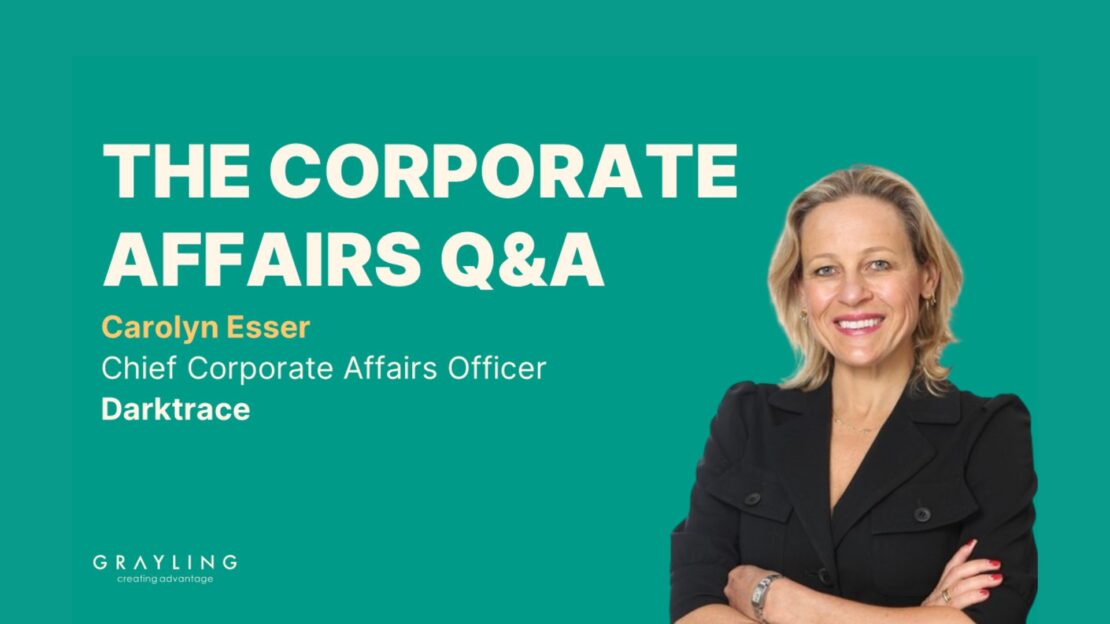 The Corporate Affairs Q&A - Carolyn Esser, Chief Corporate Affairs Officer, Darktrace